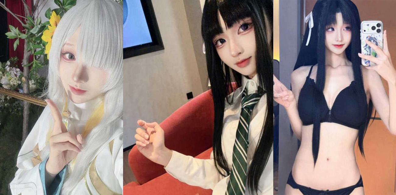 顶流软甜伪娘怡华 JK黑丝萌宠跪舔足交被后入爆操 绝美娃娃脸让人直接秒弯！