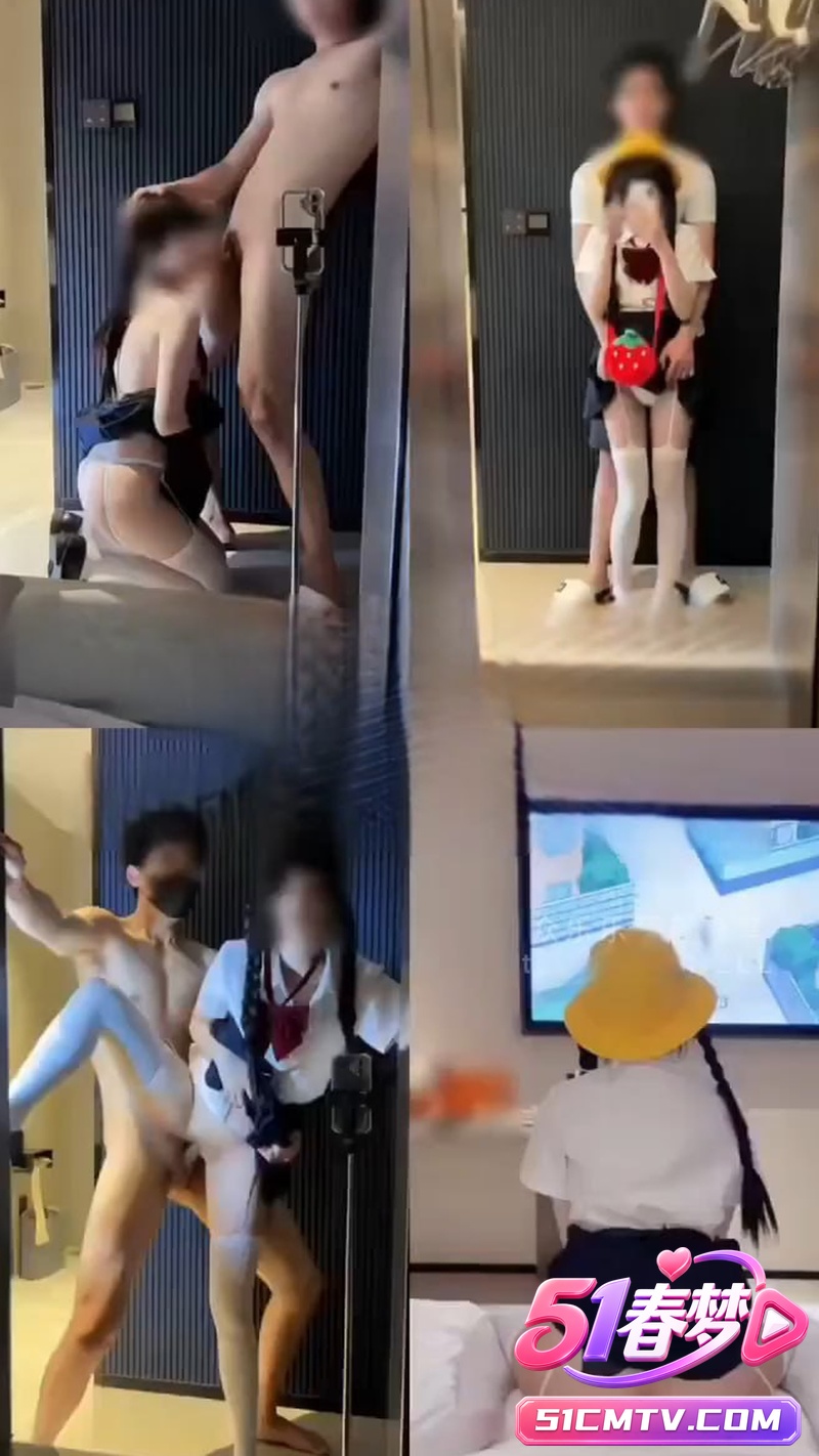 最萌身高差情侣卷卷和卷夫 JK制服酒店激战 卷夫猛干嫩穴直叫老公！甜蜜约会直接干到腿软