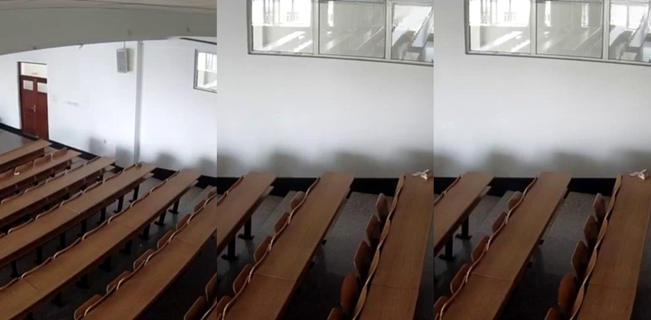 黑龙江科技大学情侣教室激情 监控全程记录羞羞过程 尺度大到炸裂！