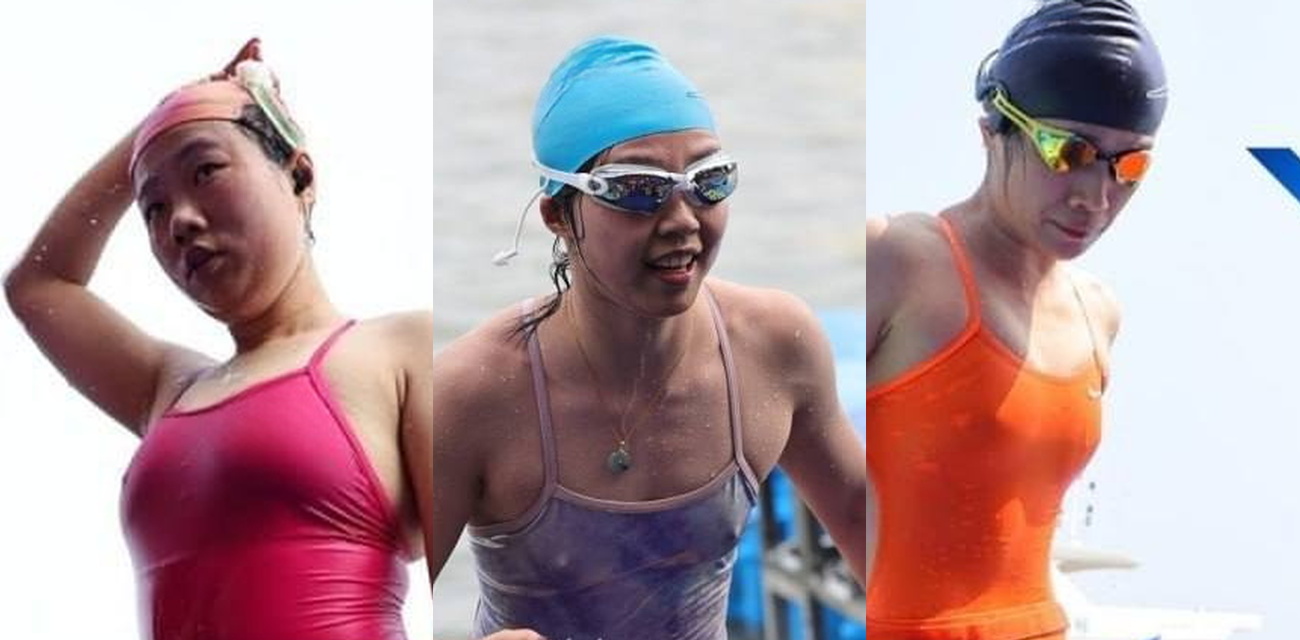 上海滴水湖泳渡赛女选手直播走光 湿身泳衣贴身露奶头隐私全曝光 太劲爆了！