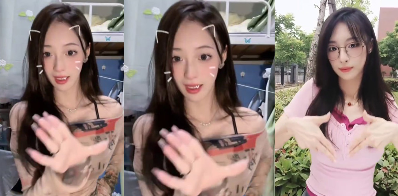 抖音灌汤饱饱女大学生 清纯学生反差母狗 下播后吐舌阿黑颜露奶跳舞勾引大哥只为礼物！